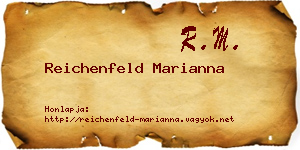 Reichenfeld Marianna névjegykártya